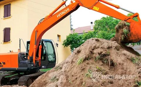 Аренда экскаватора hitachi
