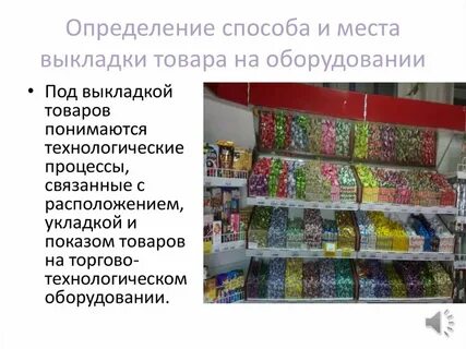 Виды товаров в магазине