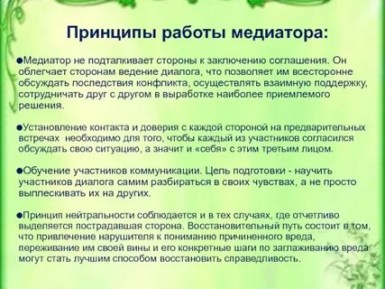 Лица осуществляющие деятельность медиатора