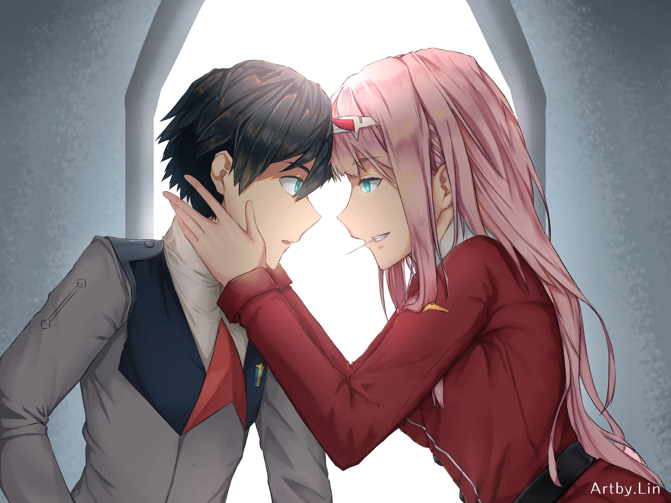 Любимый во франксе 2. Darling in the FRANXX 002 И Хиро. Зеро 2 и Хиро.