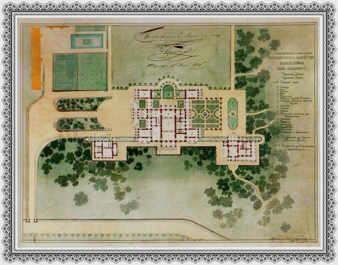 Схема поместья. План дворца Собственная дача Петергоф. Усадьба Марфино планировка усадьбы. Сергиевка усадьба Лейхтенбергских план. Петергоф планировка дворца.