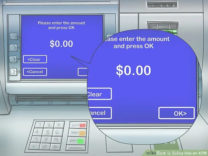 Enter amount. Enter the amount of money atm. interface on atm to withdraw money. amount wiki.