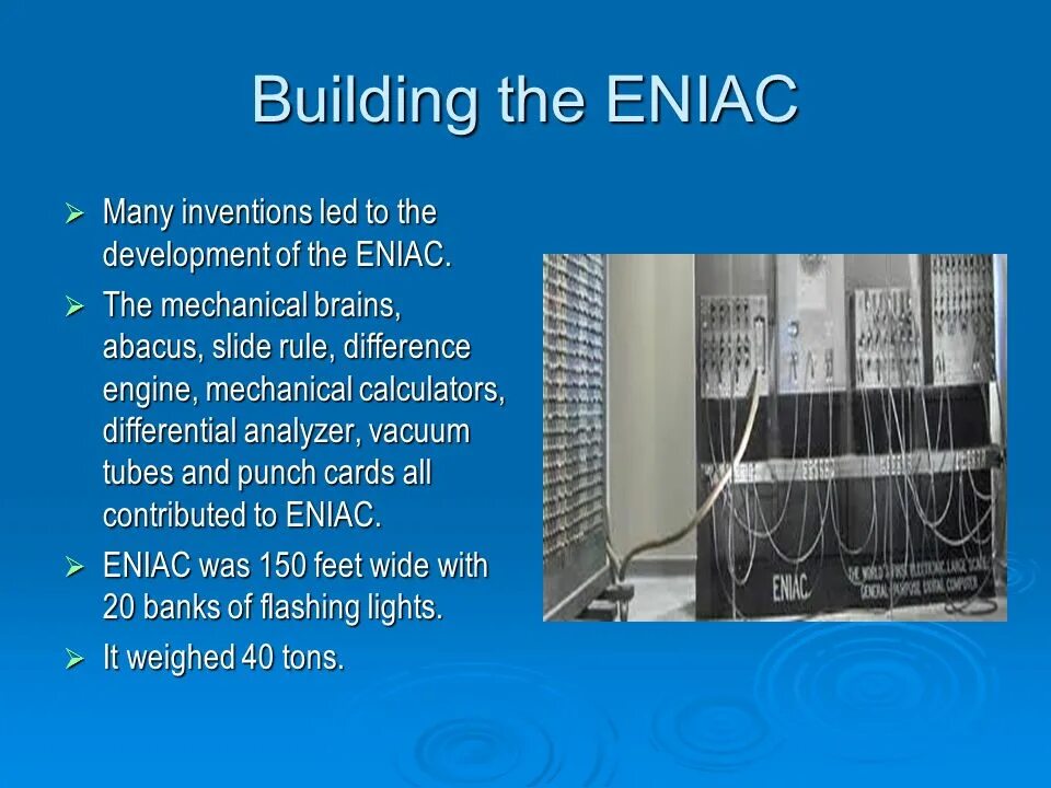 Кто руководил созданием вычислительной машины eniac. Eniac схема. эвм eniac. эвм eniac 1945. первый ламповый компьютер eniac.