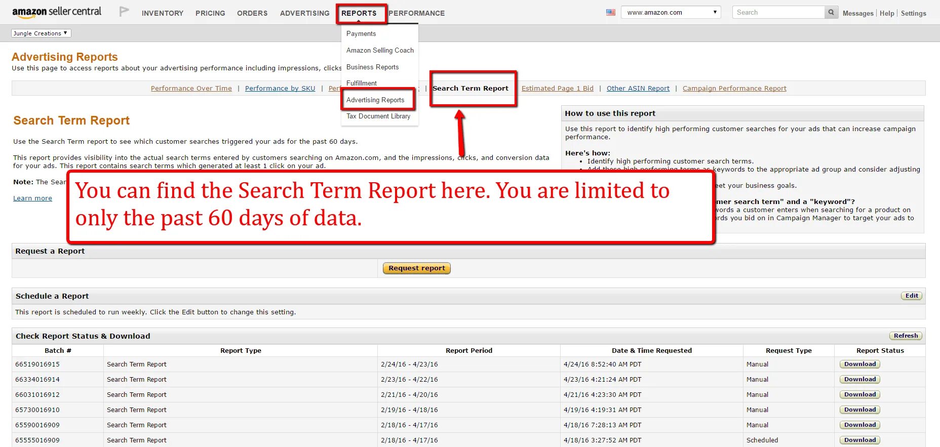 Amazon seller account. Search Amazon. Seller Central Amazon .com. Терм репорт шаблоны. Reported search