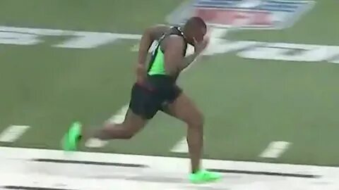 Nfl Combine 40 Yard Dash Fail.