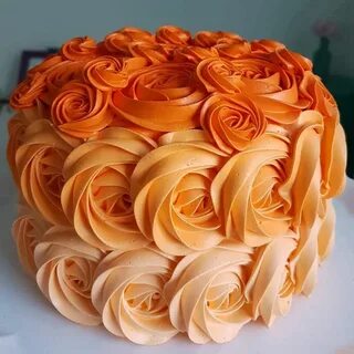 Масляный крем для украшения торта цветами
