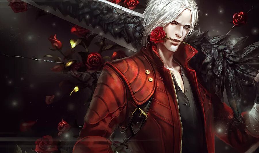 Данте Devil May Cry. Devil May Cry 5 Dante. Devil May Cry 4 Данте с розой. Данте Devil May Cry 3. Dmc art