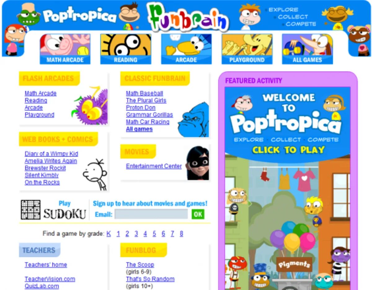 Fun brain. Funbrain. Fun sites. Funbrain games Videos and books for Kids.