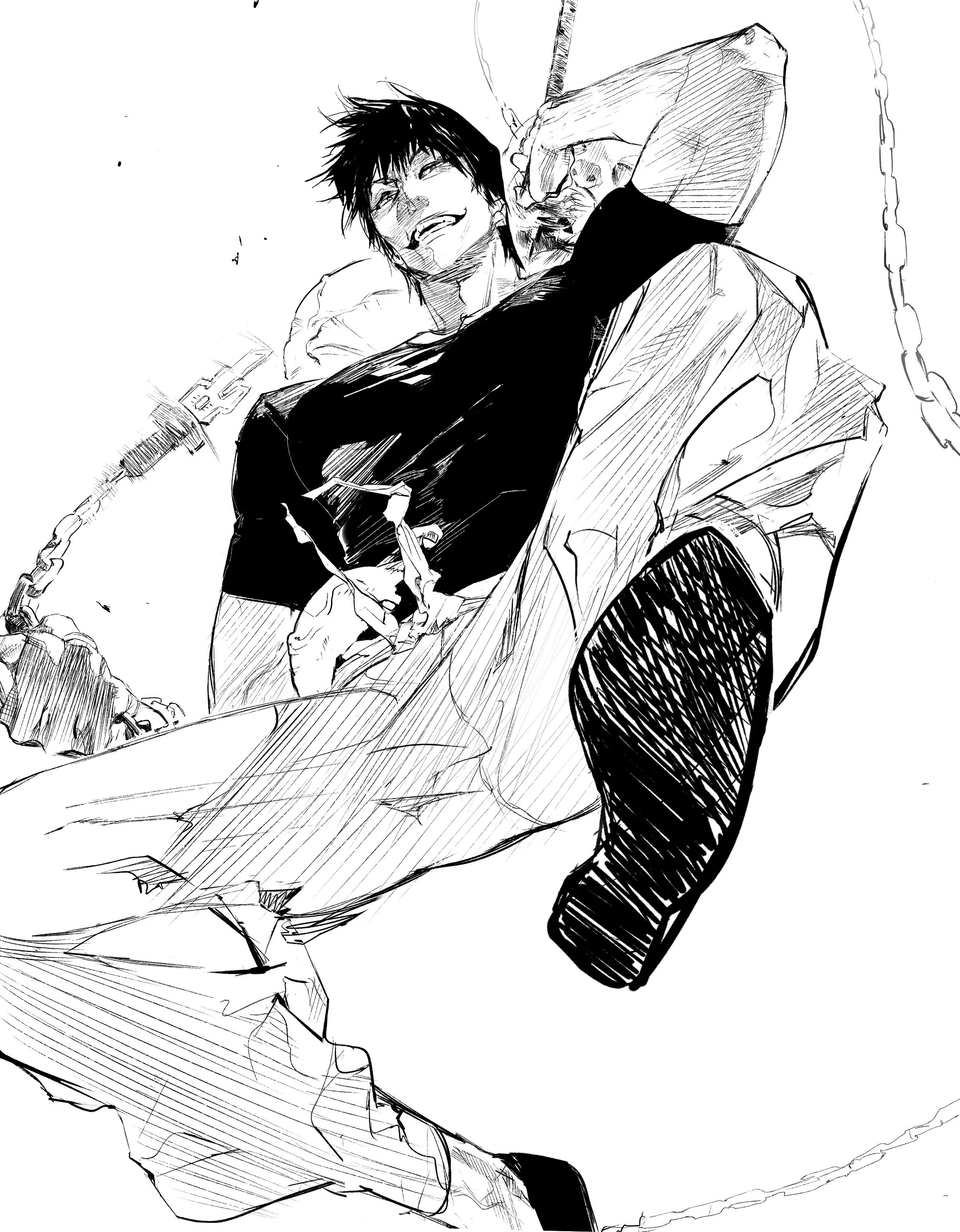 Jjk manga 257. Jujutsu kaisen годжо манга. Jjk manga 257. Магическая битва манга смерть нанами. Окоцу юта магическая битва манга.