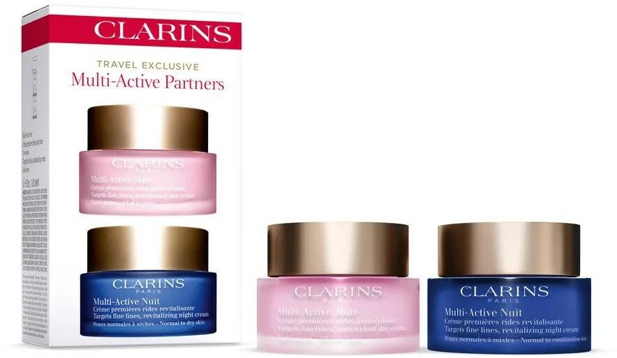 Multi active. Clarins multi-active nuit night. clarins multi active partners travel exclusive. набор кремов для лица clarins travel exclusive multi-active partners. clarins multi-active yeux 50 мл.