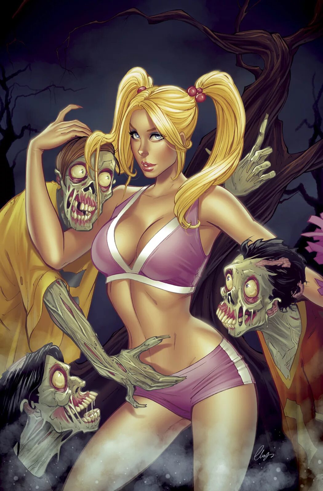 Girl vs zombies
