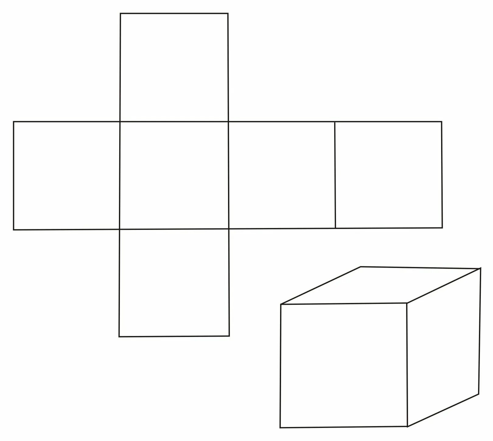 Сделать cube. Развертка гексаэдра Куба. Куб гексаэдр развертка. Как сделать развертку Куба. Куб параллелепипед развертка.