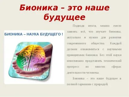 Бионика это