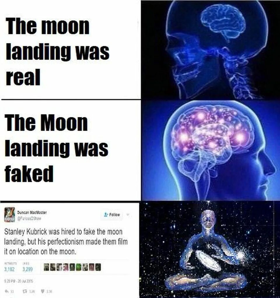 The moon landing was led from here. Мем про lunar. конспиролог мем. moon fake. to the moon мем.