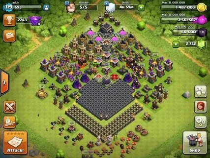 Clash of clans приложении