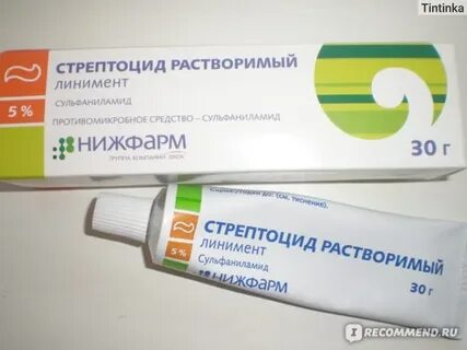 Стрептоцид от прыщей на лице