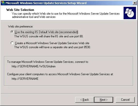 Service are updating. WSUS. Windows Server update services. WSUS Administration website.