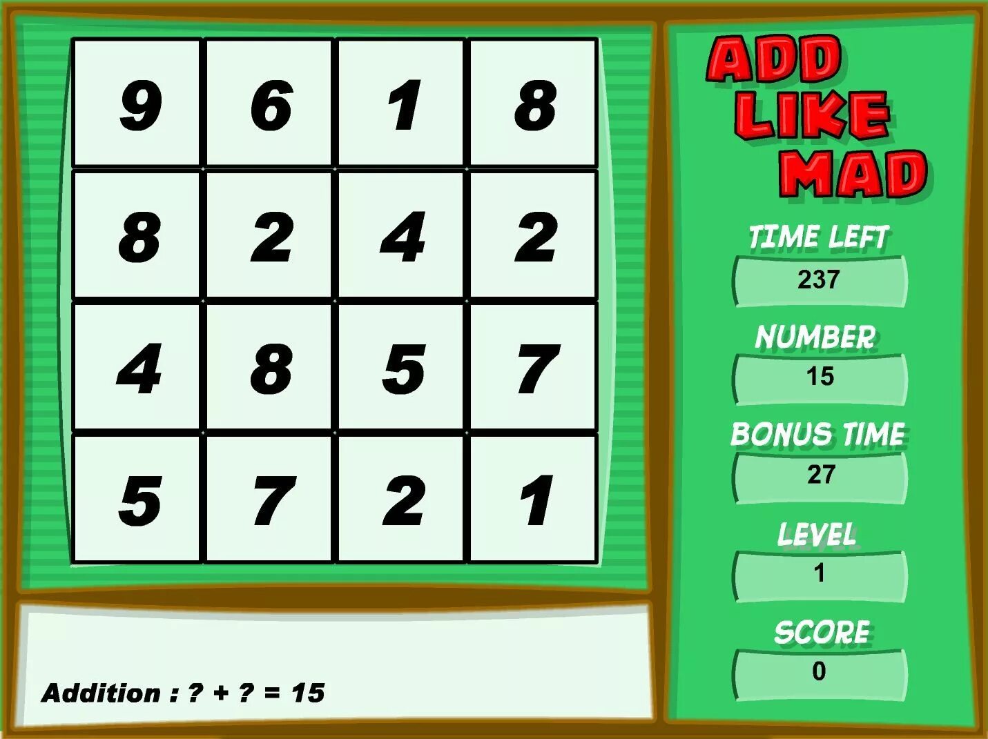 Add the numbers перевод. Number addition games. add numbers. add game.