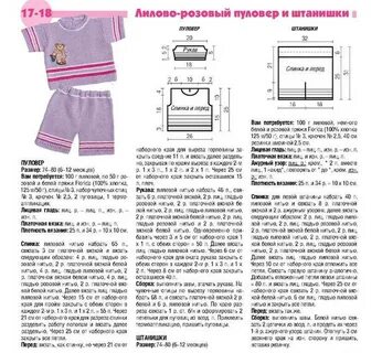 Вязание детям до 3 лет схемы