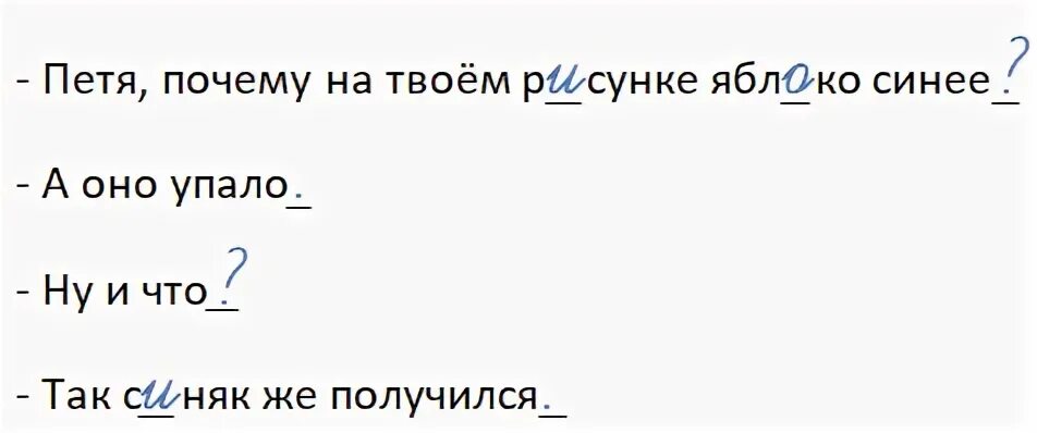 Слово синяк