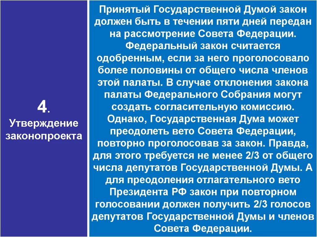 Преодоление вето совета Федерации. Преодоление вето совета Федерации Госдумой. Федеральный закон считается одобренным если за него проголосовало. Пути преодоления вето.