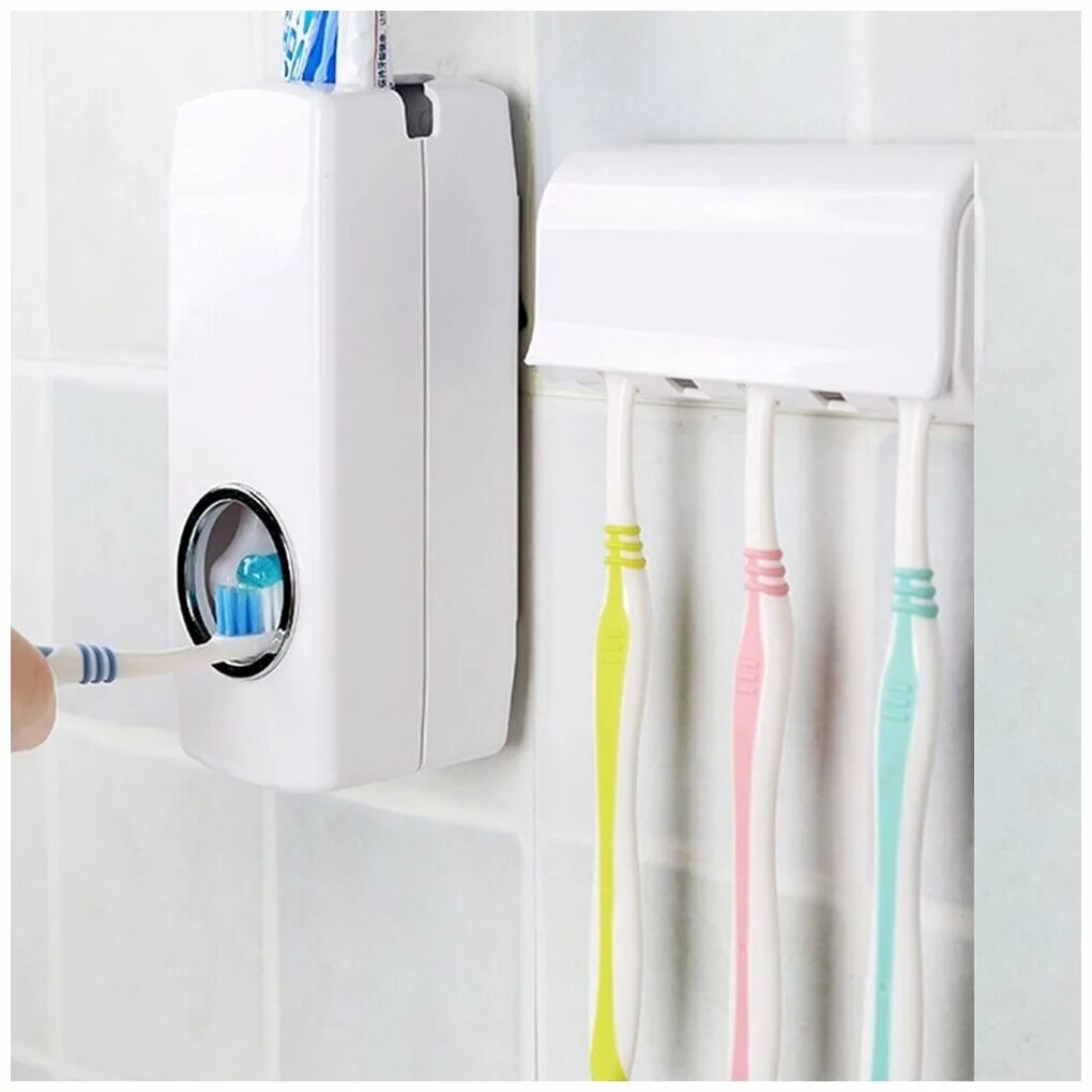 дозатор для зубной пасты toothpaste dispenser. дозатор для зубной пасты toothpaste dispenser. дозатор для пасты и щеток toothbrush. дозатор для зубной пасты wn22051104. дозатор для зубной пасты xiaomi.