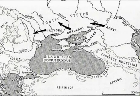 Понтийские горы на карте