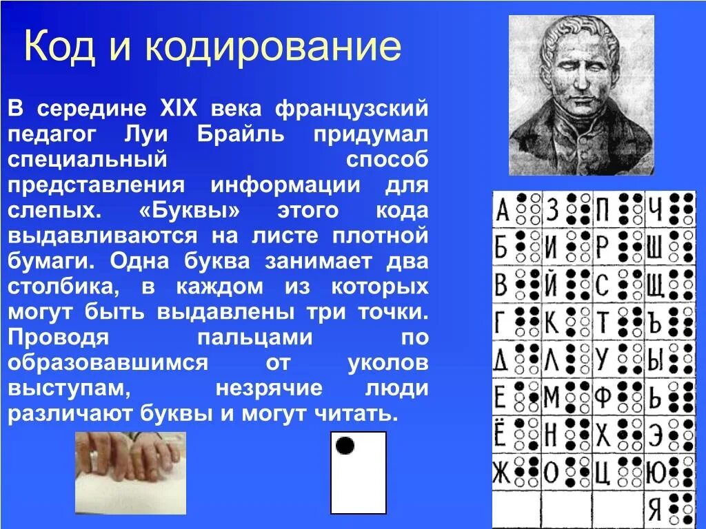 Можно ли закодированному человеку. Луи Брайль изобретения. Луи Брайль создатель азбуки для слепых. Луи Брайль рельефно-точечный шрифт. Луи Брайль шрифт для слепых.