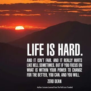 But if you focus on what is within your power to change for the better, you...