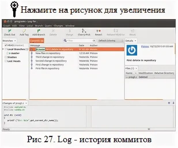 Git история изменений. Git история изменений