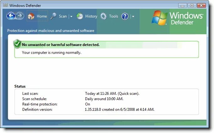 Windows scanner. Windows defender windows vista. defender tools. бета версия windows defender. первая бета версия windows defender.