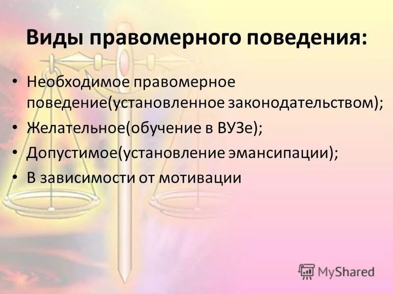 Какие есть виды правомерного поведения. Необходимое правомерное поведение. Виды правомерного поведения. Допустимое правомерное поведение. Допустимое правомерное поведение пример.