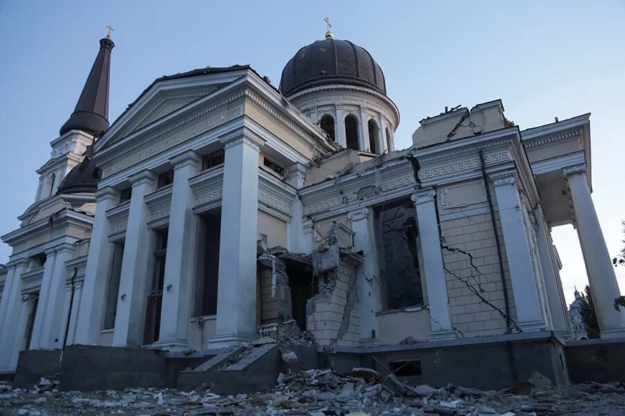 Какой храм был разрушен. В Одессе разрушен Спасо-Преображенский.