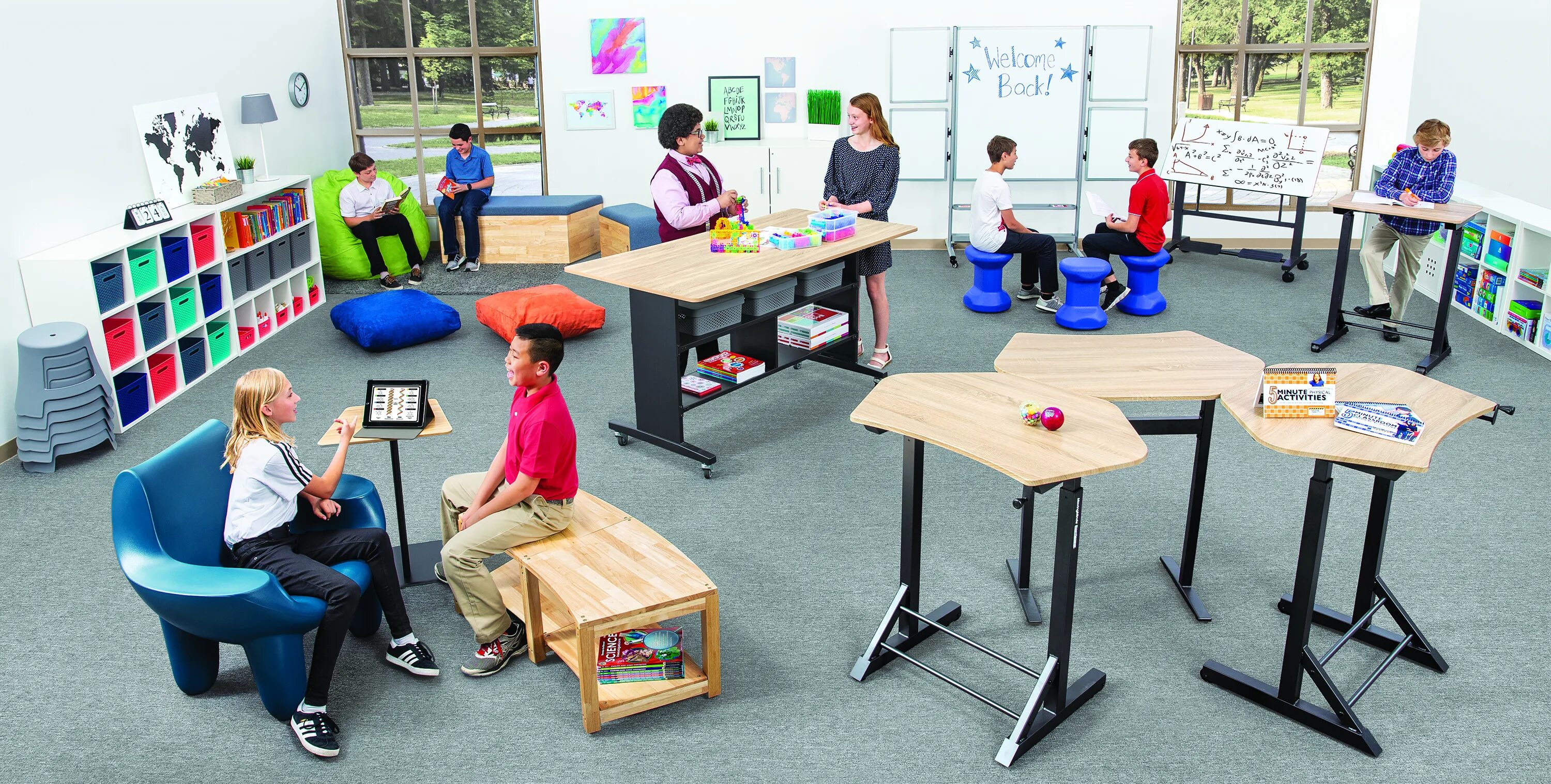 Classroom activity. 21st century classroom. hot seat activity. group activity in class. class one.
