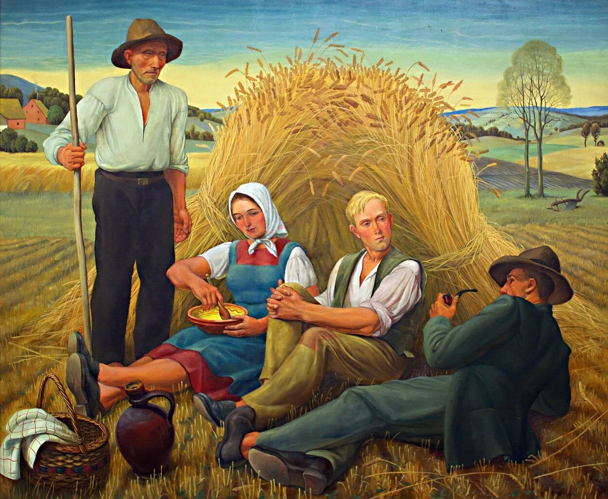 Макс либерман картины. Пимоненко художник сенокос. Сычков страда. Сбор урожая крестьяне 19 век. Писсарро сбор гороха.