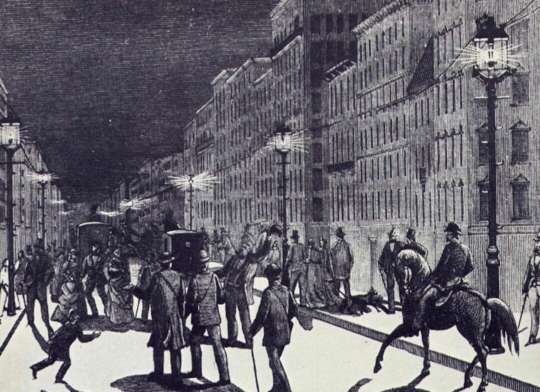 Литейный мост в Санкт-Петербурге 1879. Лондон 1881 год. Лондон 1882. Освещение улиц 19 века.