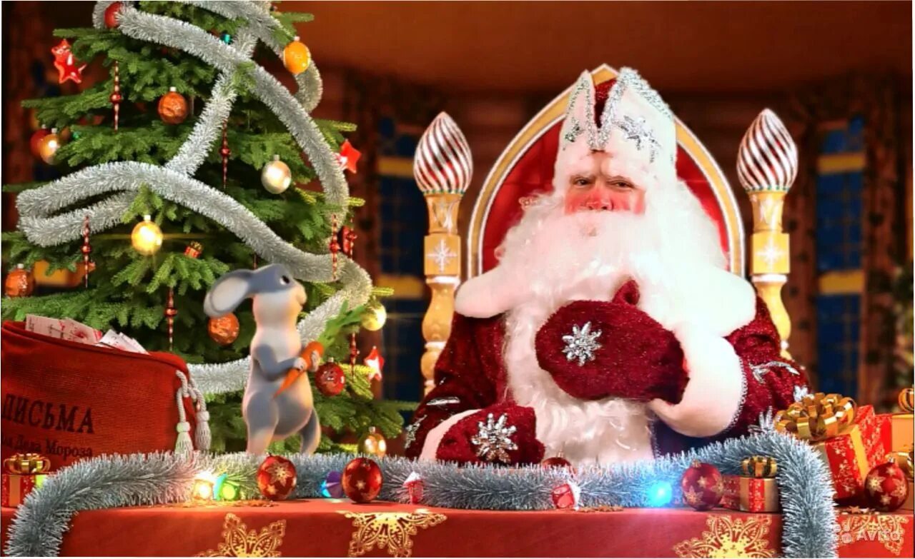 Видеопоздравление от Деда Мороза. Новогодние видеоролики. Новогодние видео. Видеопоздравление с новым годом от Деда Мороза.