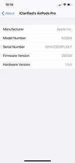 Серийный номер на наушниках apple