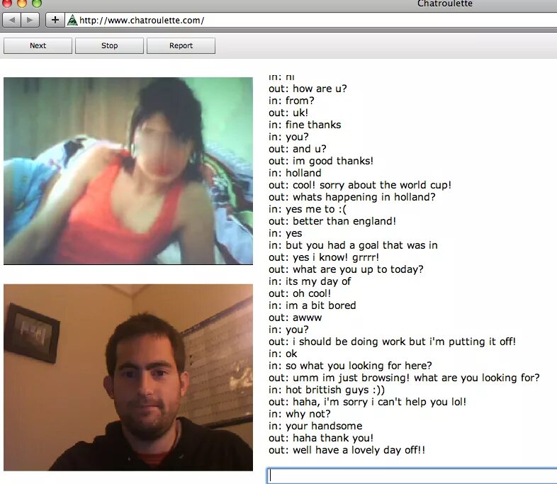 Videochat chat roulette