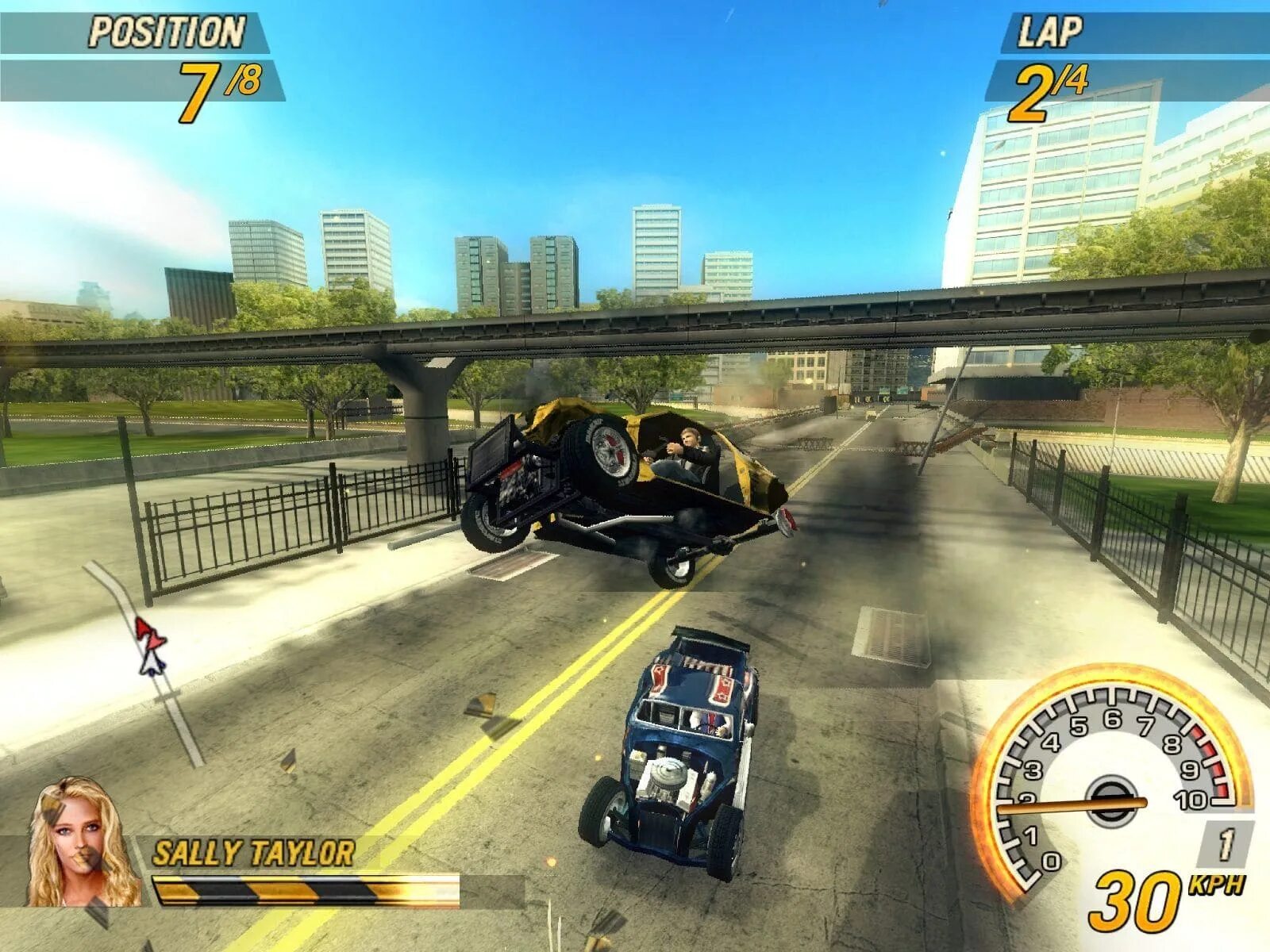 Игры флет аут 2. Гонки флатаут 2. flatout 2 бульдозер. флатаут 2 гонщики. игра гонки flatout 2.