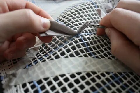 Как сшить сетку