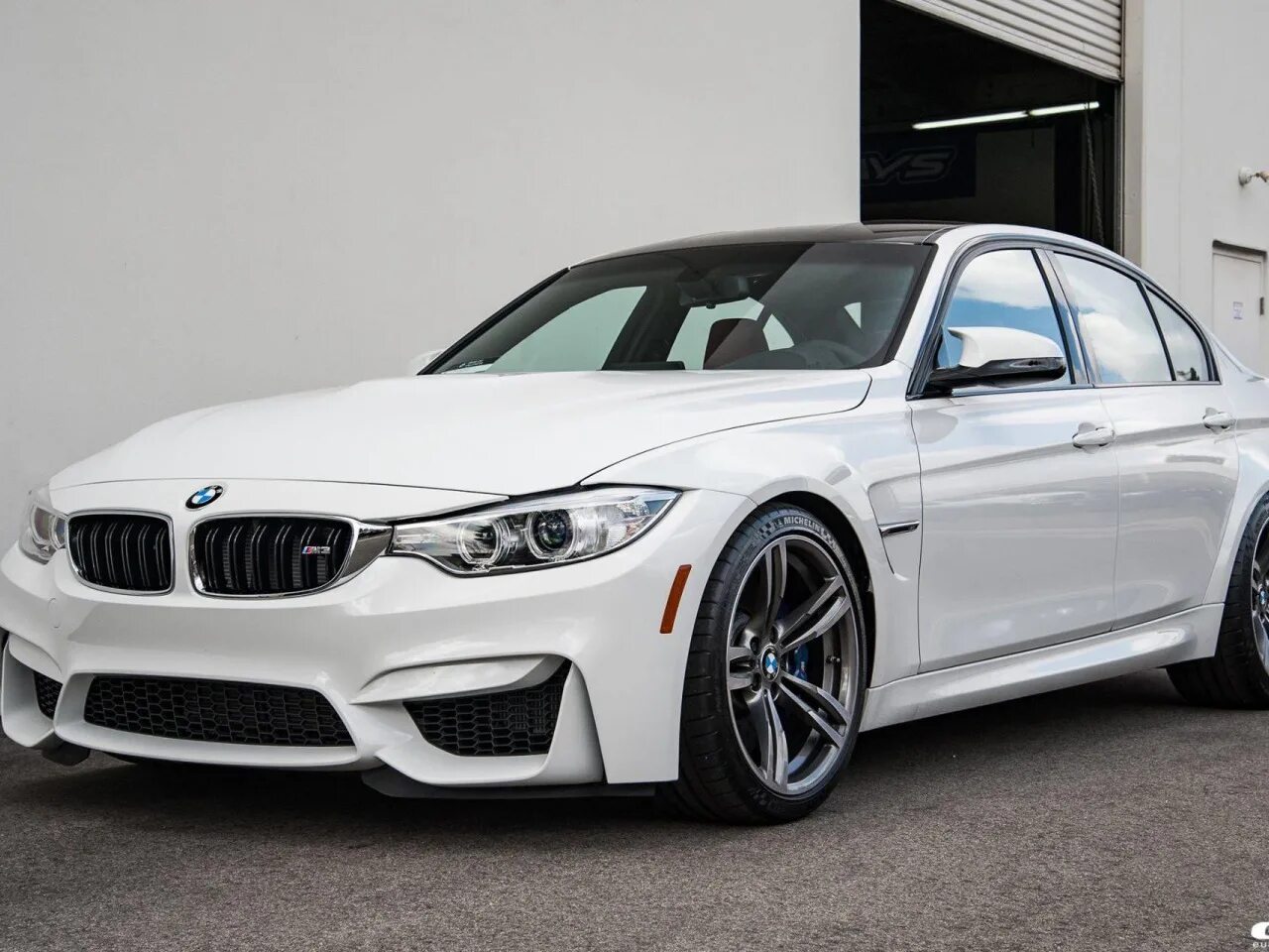 BMW m3 sedan White
