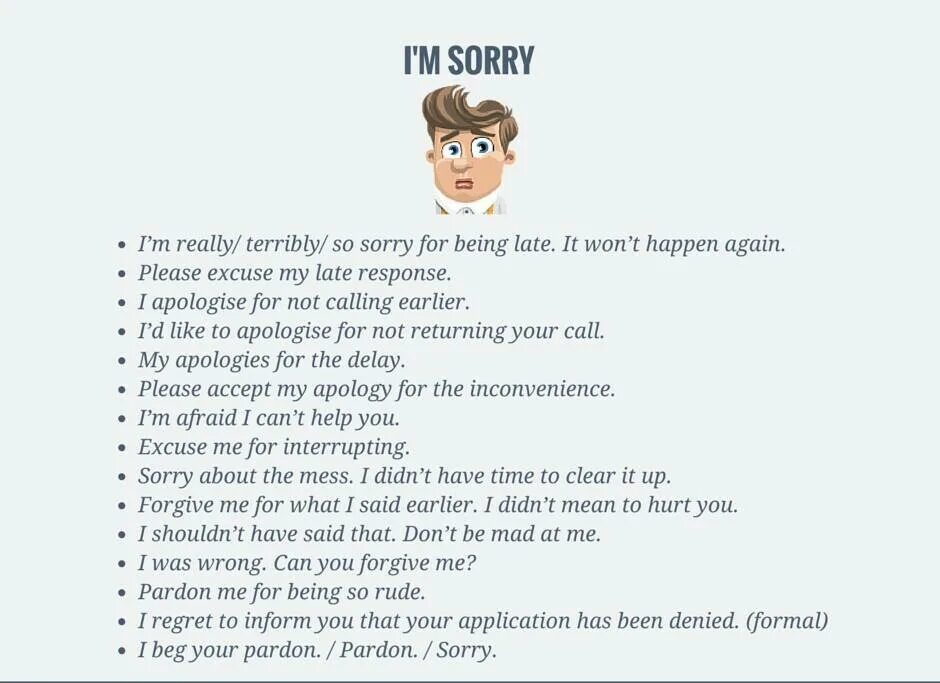 I said sorry. Ways to say sorry. Other ways to say sorry. Sorry excuse me pardon разница. Идиома having said that.