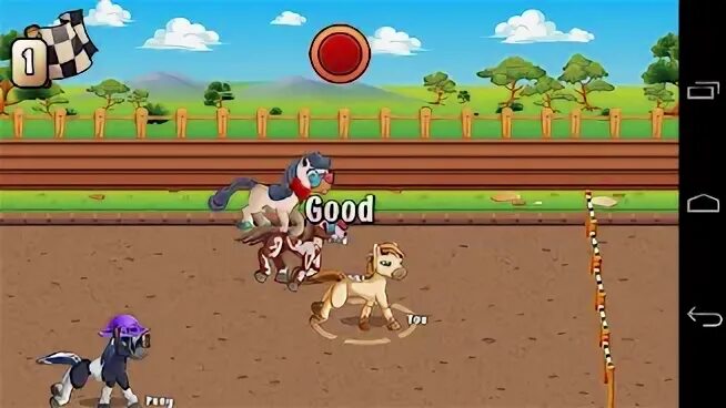 Pony landed