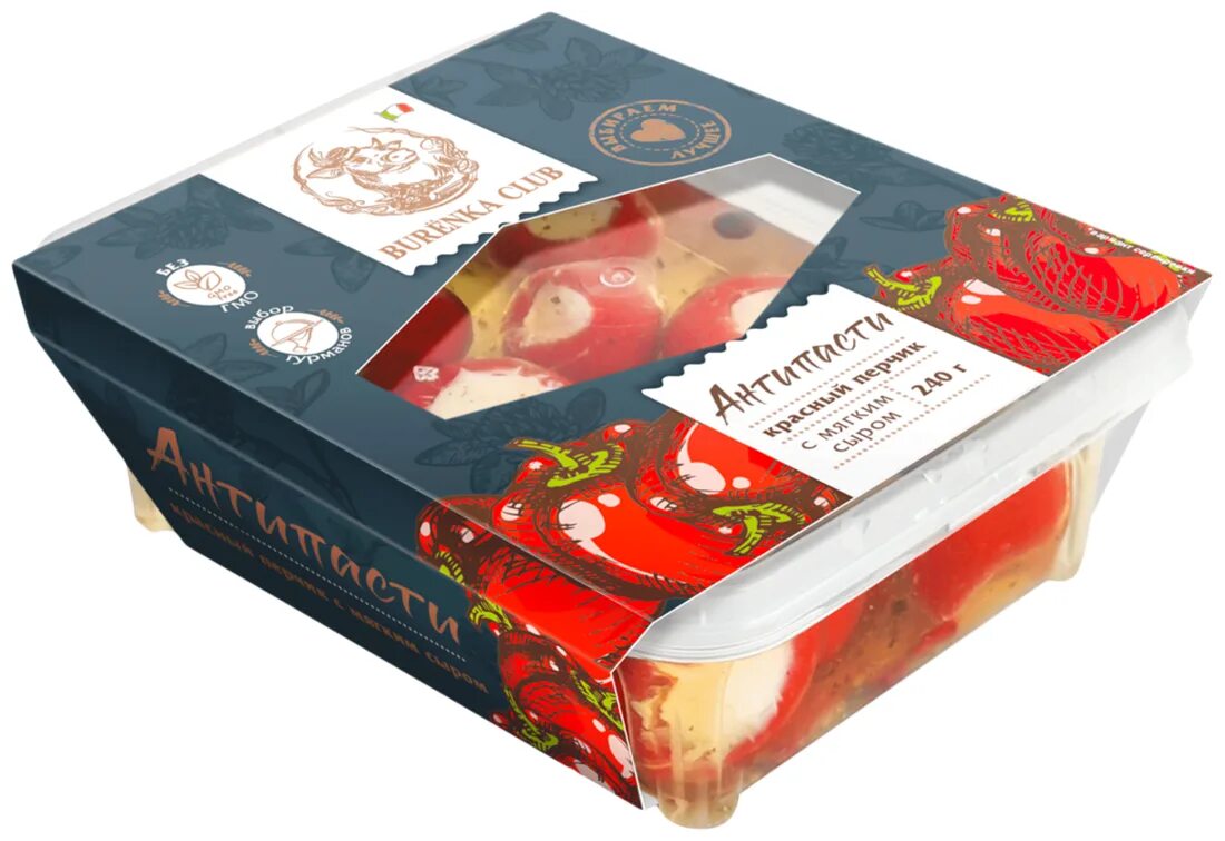 антипасти буренка перчики. антипасти перчики с сыром. перчики греко лоток. лоток, 240 гр. буренка клаб антипасти оливки.