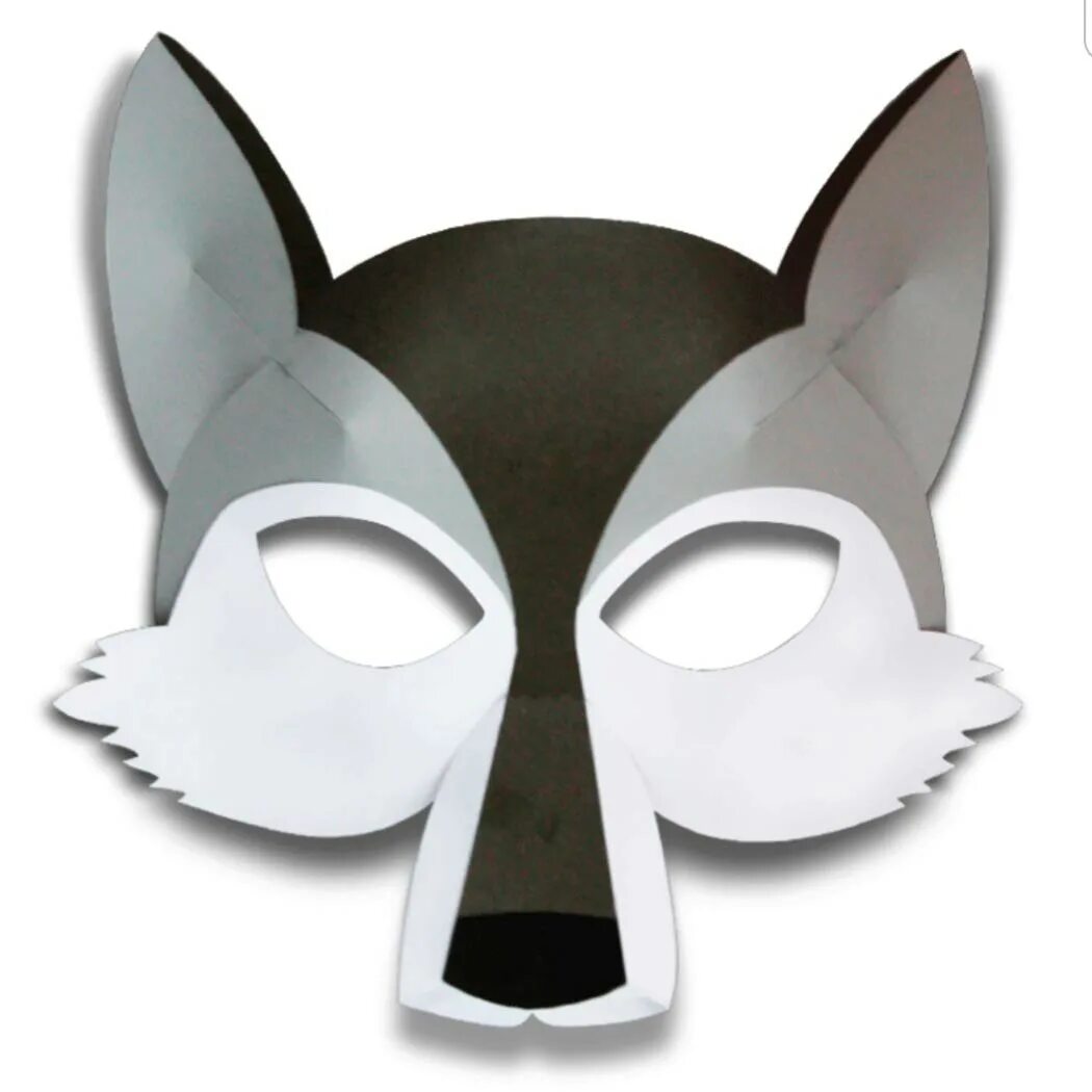 Как сделать правильную маску. Lordi маска волка. Маска волк. Маска из картона «волк». Бумажная маска волка.