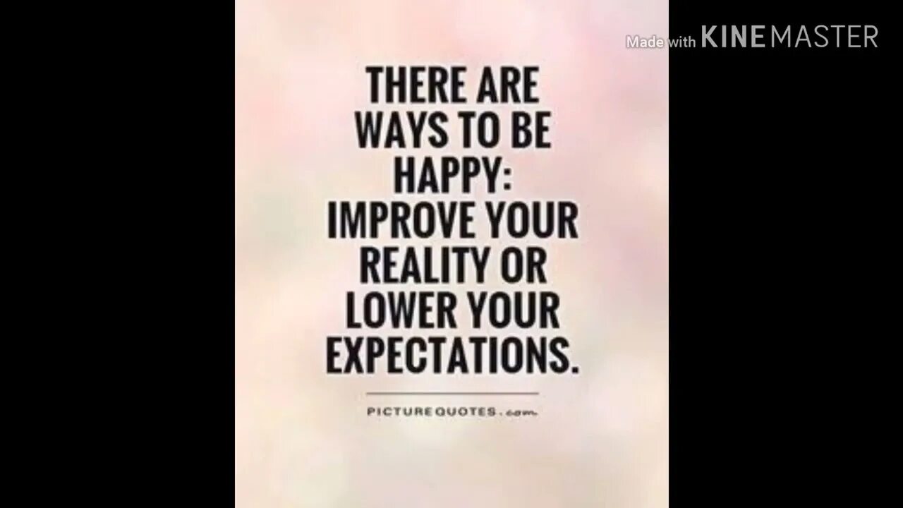 I won t to be happy
