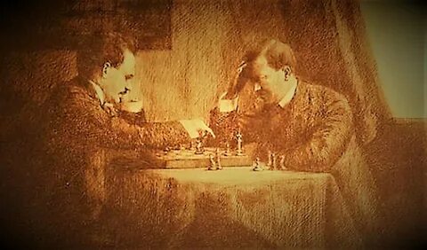 Ленин играет в шахматы