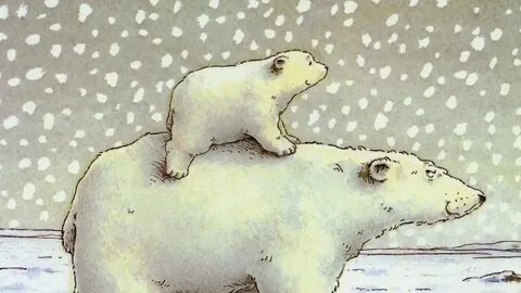 Рисуем белого мишку