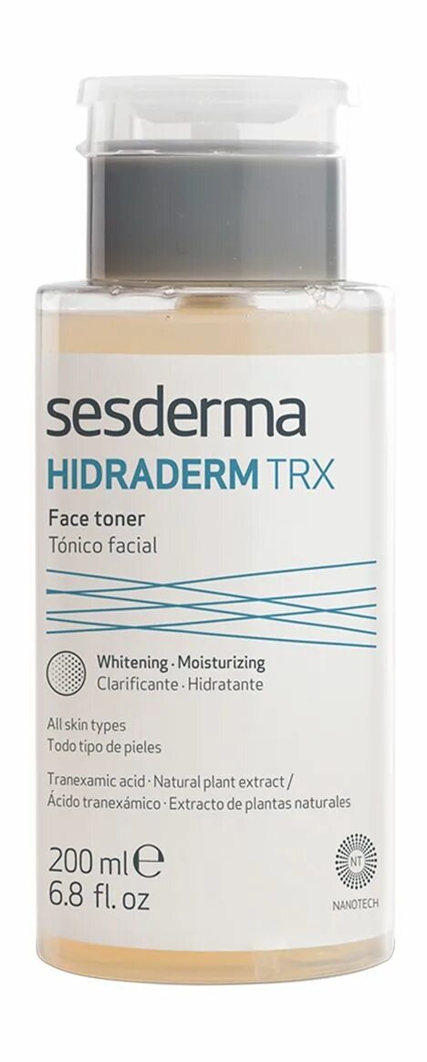 Hidraderm trx. Тоник sesderma hidraderm. тоник для лица sesderma hidraderm trx. sesderma тоник 250 мл. hidraderm тоник с экстрактами овса и роз.